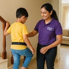 pediatric physiotherapy at home safe step practice